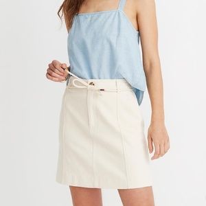 Madewell Capital A-Line Skirt